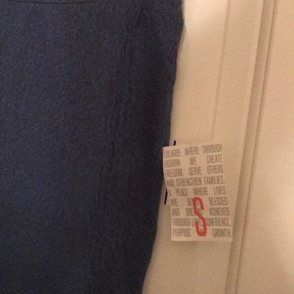 Lularoe Cassie simply comfortable blue skirt S - Picture 4 of 8